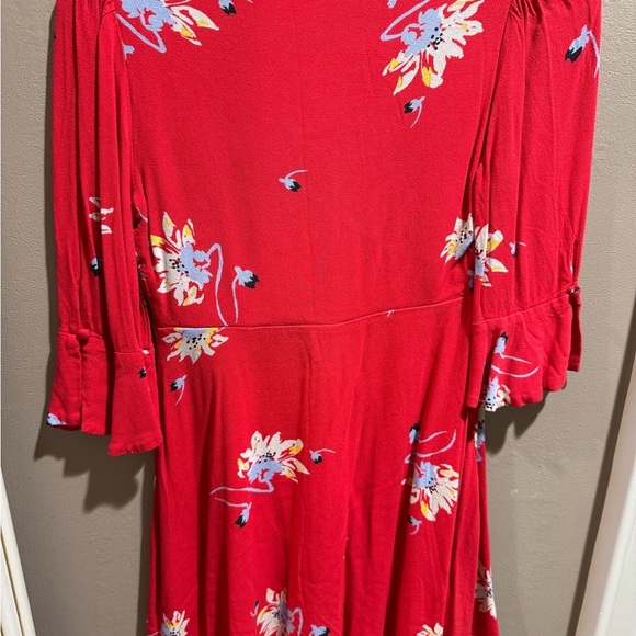 Free People Women's Floral Print Wrap Dress - Picture 5 of 10
